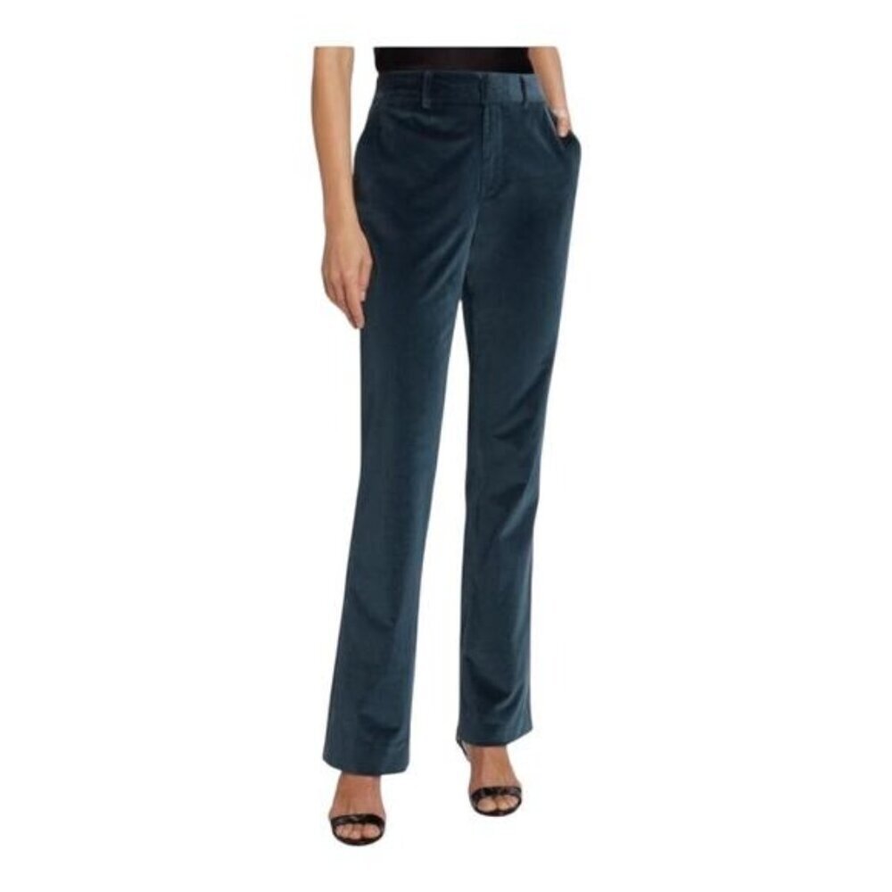 Cinq A Sept Chenille Velvet Kerry Pants In Deep Blue Size 2 NWT